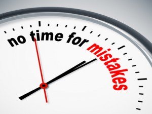 no time for mistakes